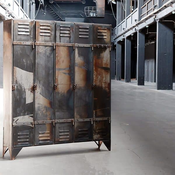 Vintage Spind - industrieller Spind von worksberlin.com - Industriemöbel